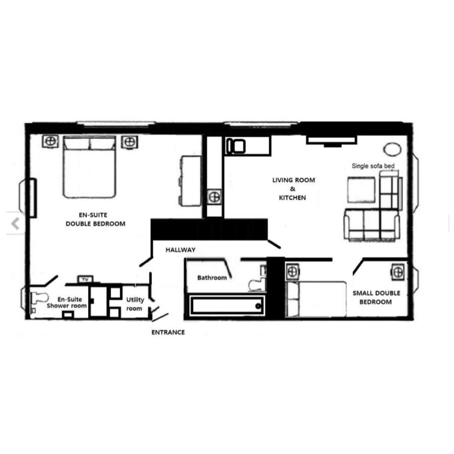 Glasgow City Centre Apartment Ngoại thất bức ảnh
